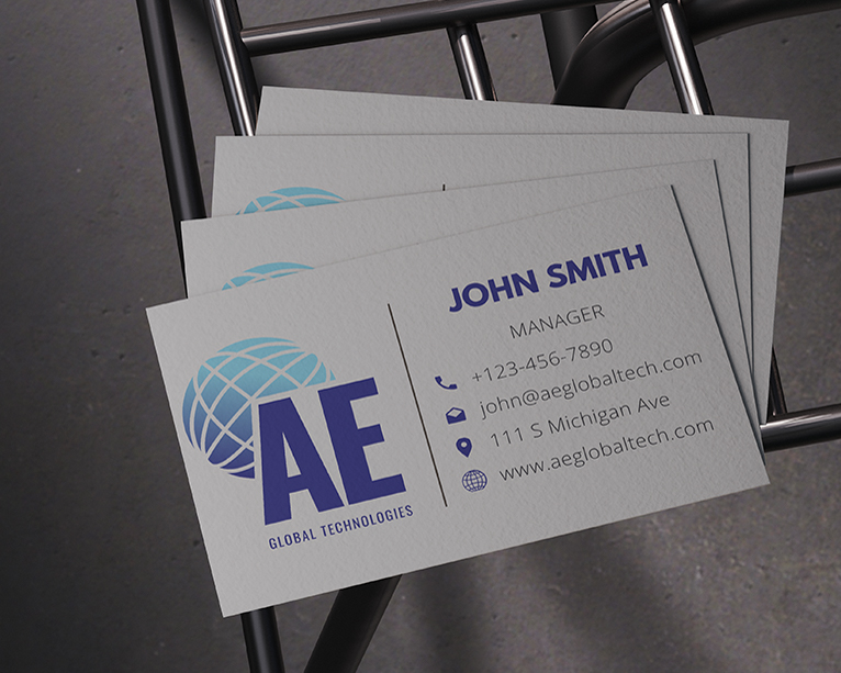 Redesign of AE Technologies’ logo to create a sleek, modern look that reflects the company’s innovative spirit.